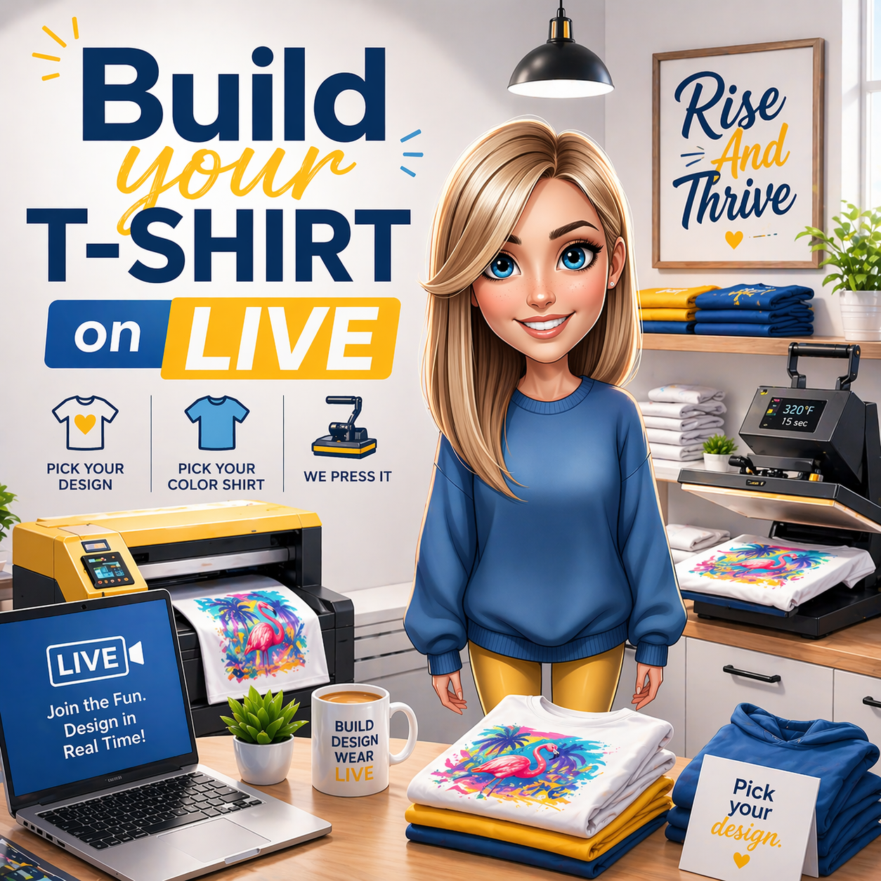 Build Your T-Shirt on Live