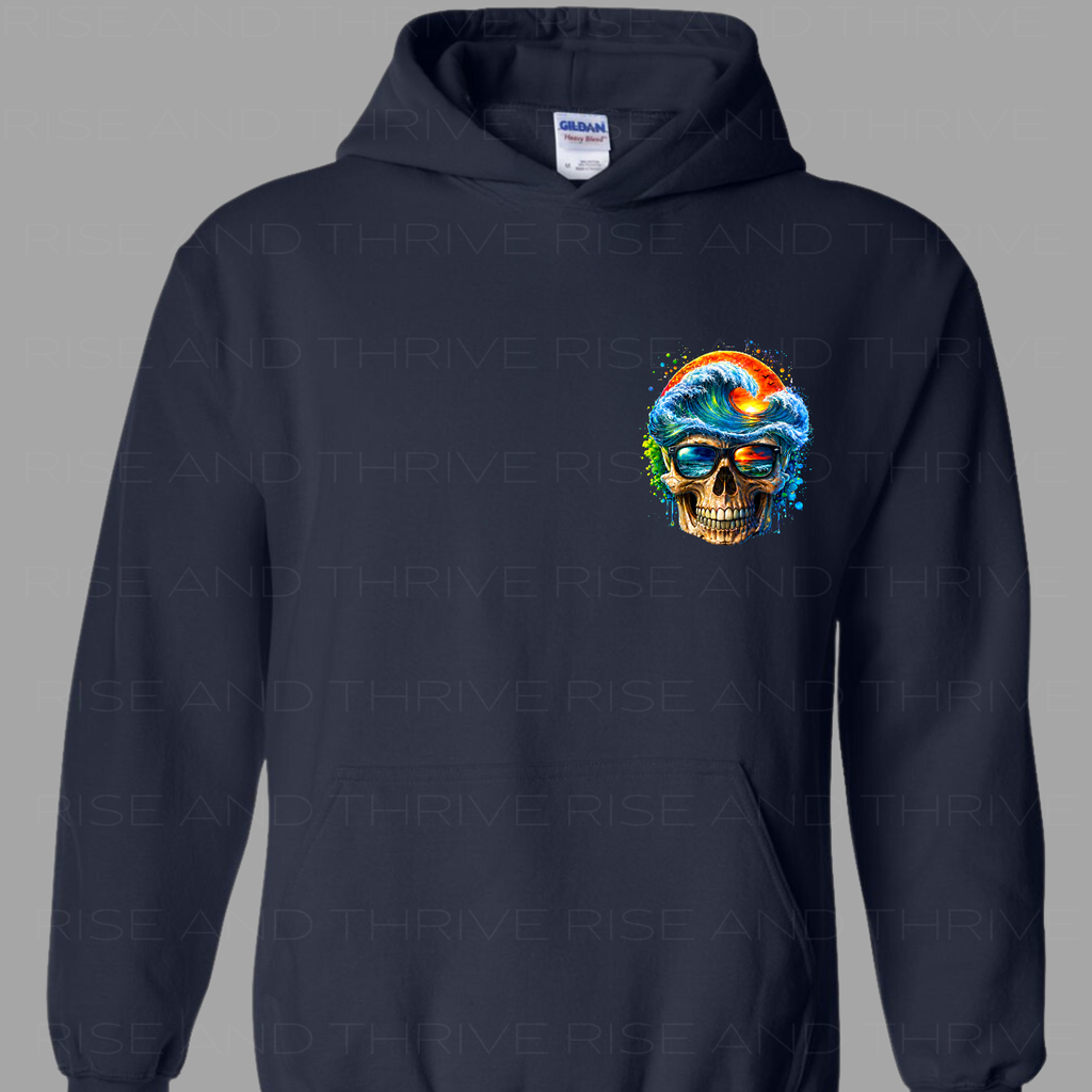 Lake St. Clair Skull Hoodie