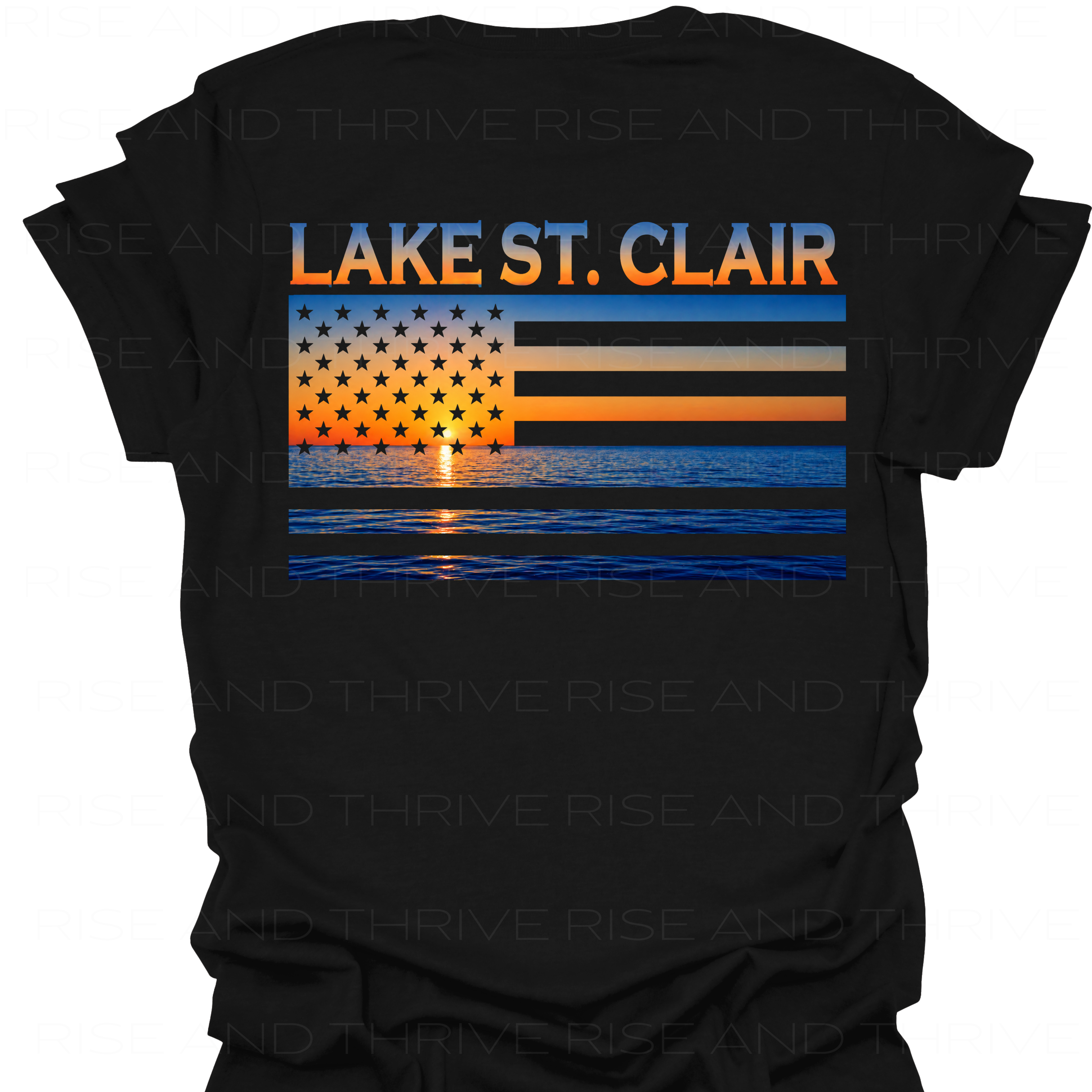 Lake St. Clair Sunset Flag