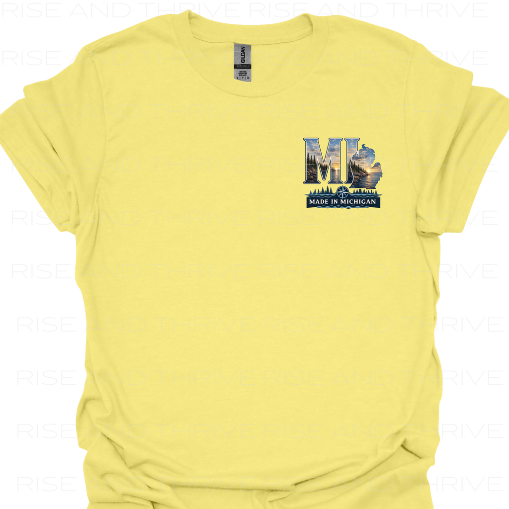 MI the Great Lakes State T-Shirt