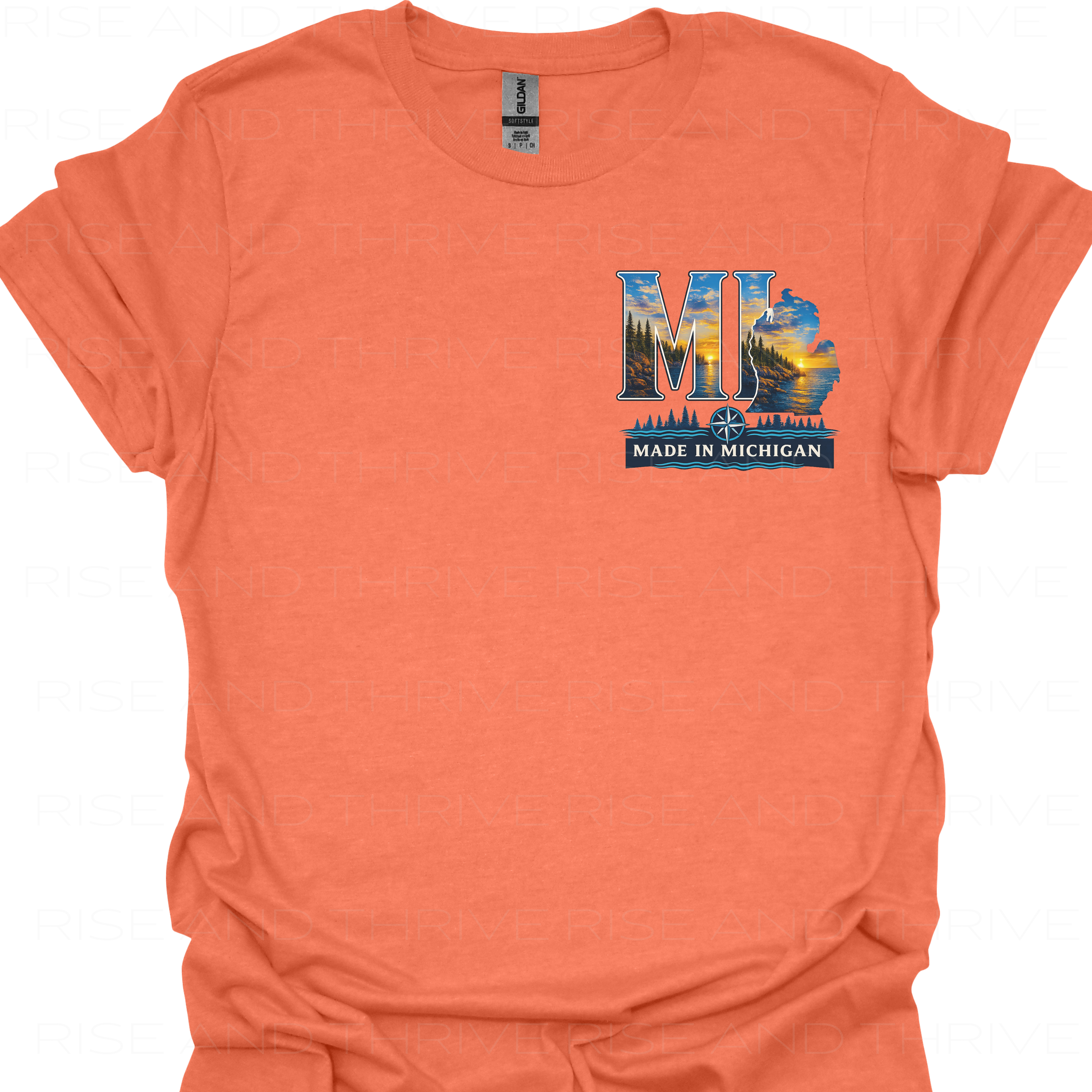 MI the Great Lakes State T-Shirt