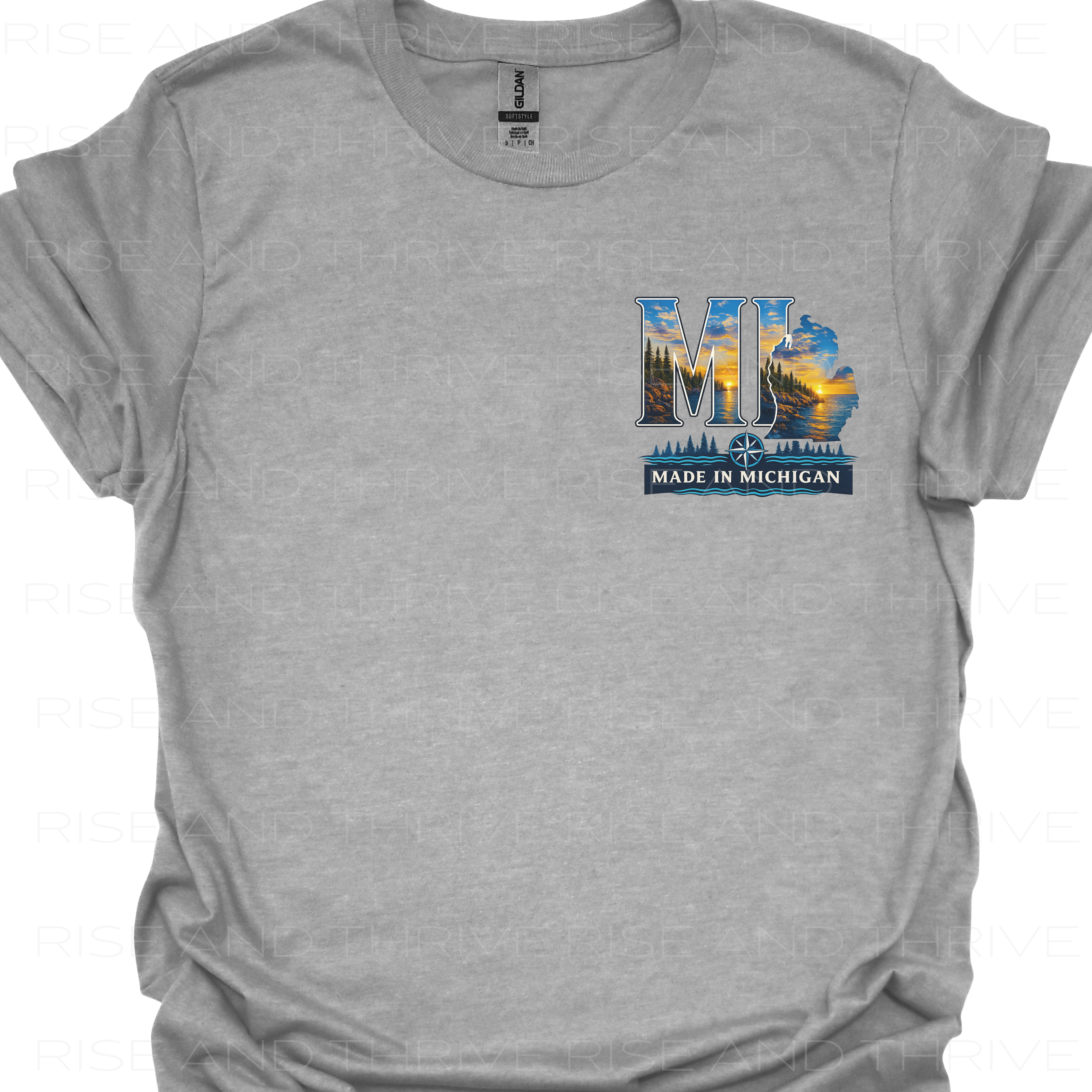 MI the Great Lakes State T-Shirt