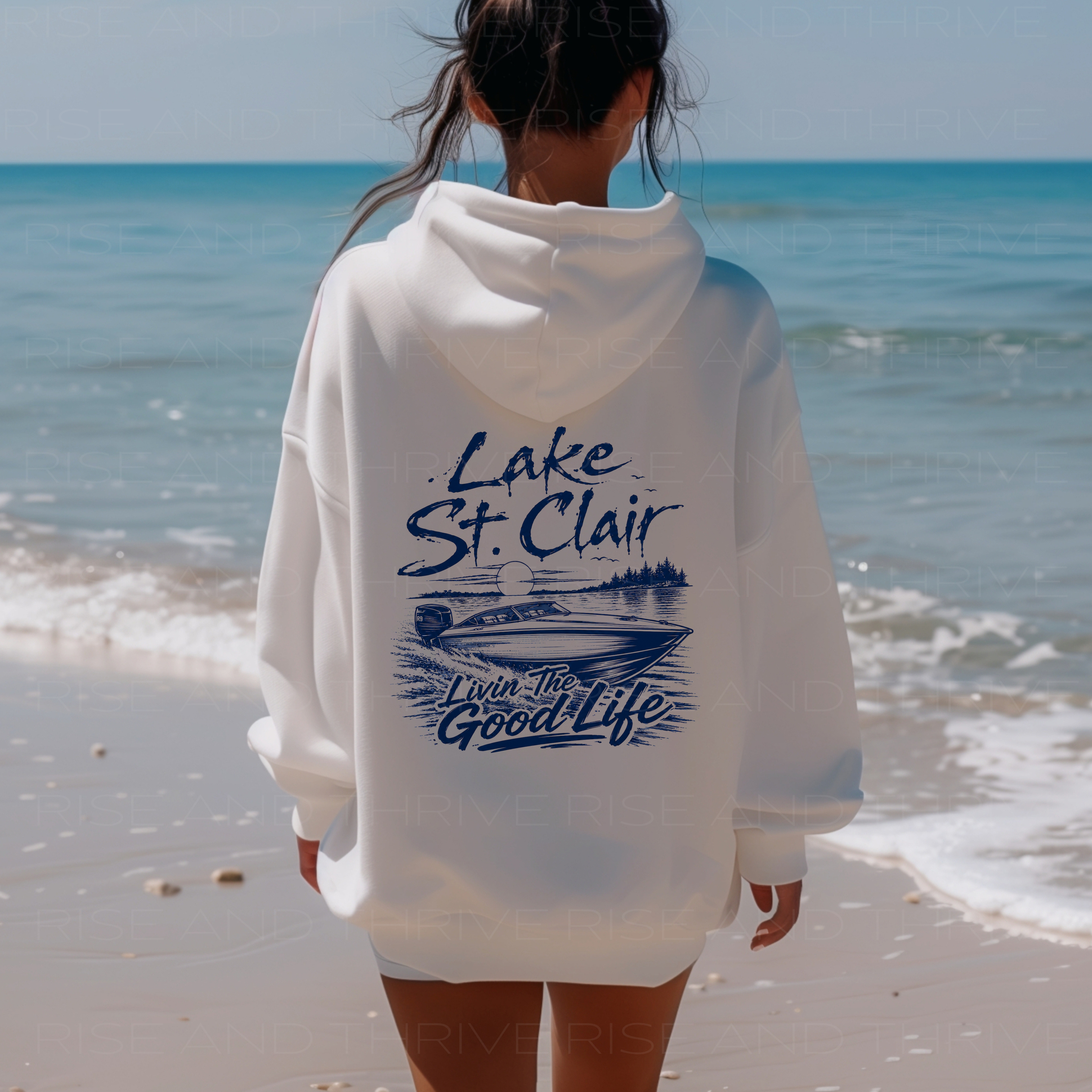 Lake St. Clair Livin The Good Life Hoodie
