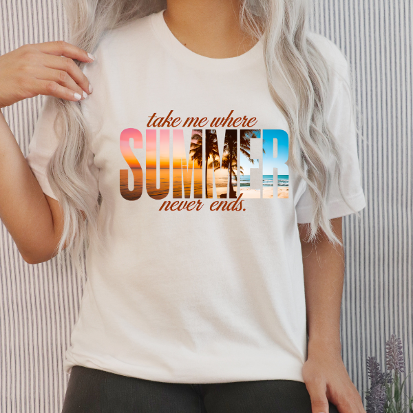 22" x 60" "Summer Vibes" DTF Transfer Gangsheet